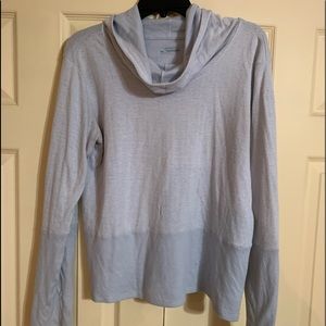 turtleneck with hood